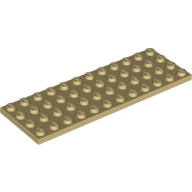 Lego destička 4x12, béžová (4113918, 4209160, 6093484)